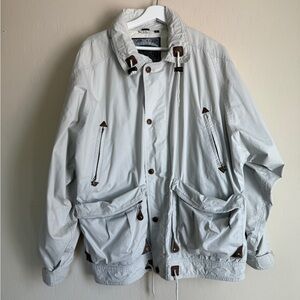 Vintage Thornton Bay Men’s Fisherman Beige Coat Gorpcore Coastal Grandpa Large